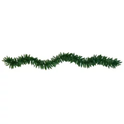 Christmas Greenery Nearly Natural 9 Ft. Battery Operated Pre-lit Artificial Christmas Pine Garland With 50 Warm White LED Lights -Christmas Lights Sales nearly natural christmas garland w1100 4f 1000