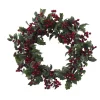 Christmas Greenery Nearly Natural 24in. Artificial Wreath With Holly Berries 1 Christmas Greenery Nearly Natural 24in. Artificial Wreath With Holly Berries -Christmas Lights Sales nearly natural christmas wreaths 4921 64 1000