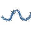 Christmas Greenery Northlight 12 Ft. Unlit Blue With Silver Snowflakes Christmas Tinsel Garland -Christmas Lights Sales northlight christmas garland 32913347 64 1000