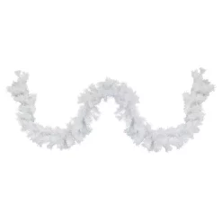 Christmas Greenery Northlight 9 Ft. X 10 In. Spruce Artificial Christmas Garland, Icy White
