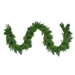 Christmas Greenery Northlight 9 Ft. X 14 In. Unlit Mixed RoseMary Emerald Angel Pine Artificial Christmas Garland