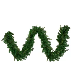 Christmas Greenery Northlight 9 Ft. X 10 In. Pre-lit LED Roosevelt Fir Artificial Christmas Garland With Clear Lights