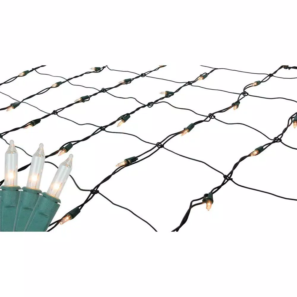 Christmas Lights Northlight 4 Ft. X 6 Ft. 150-Light White Mini Christmas Net Lights With Green Wire 3 Christmas Lights Northlight 4 Ft. X 6 Ft. 150-Light White Mini Christmas Net Lights With Green Wire