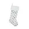 Indoor Christmas Decorations Northlight 20.5 In. Ice Palace White And Silver Sequin Snowflake Christmas Stocking With Faux Fur Cuff -Christmas Lights Sales northlight christmas stockings 32228838 64 1000