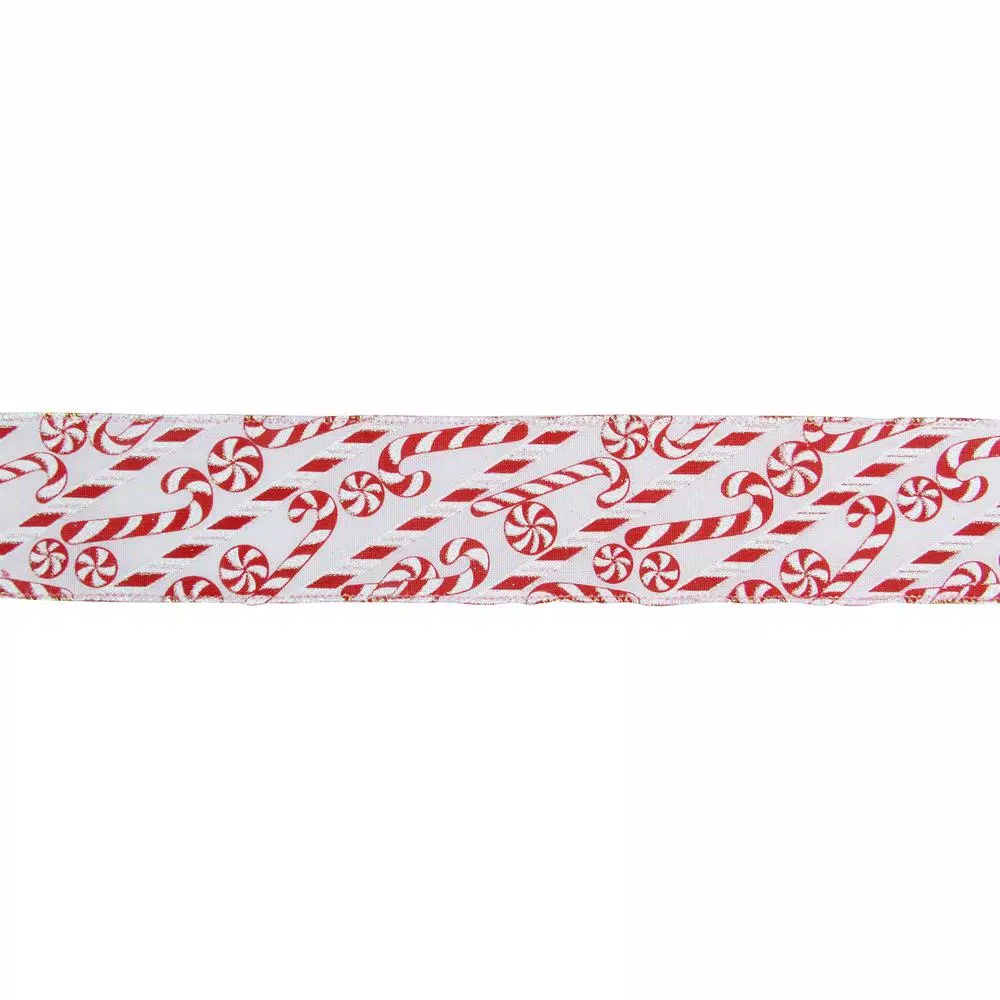 Christmas Tree Decorations Northlight 2.5 In. X 16 Yds. White And Red Candy Cane Wired Craft Ribbon 3 Christmas Tree Decorations Northlight 2.5 In. X 16 Yds. White And Red Candy Cane Wired Craft Ribbon