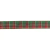 Christmas Tree Decorations Northlight 2.5 In. X 16 Yds. Red And Green Plaid With Metallic Gold Wired Christmas Ribbon -Christmas Lights Sales northlight christmas tree ribbon 33531379 64 1000