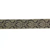 Christmas Tree Decorations Northlight 2.5 In. X 16 Yds. Black And Gold Damask Christmas Wired Craft Ribbon -Christmas Lights Sales northlight christmas tree ribbon 33531406 64 1000