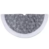 Christmas Tree Decorations Northlight 46 In. Gray And Silver Sequined Christmas Tree Skirt With Faux Fur Trim -Christmas Lights Sales northlight christmas tree skirts collars 33530779 64 1000
