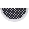 Christmas Tree Decorations Northlight 48 In. Black And White Buffalo Plaid Christmas Tree Skirt With Sherpa Trim -Christmas Lights Sales northlight christmas tree skirts collars 33530791 64 1000