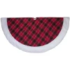Christmas Tree Decorations Northlight 60 In. Red And Green Plaid Christmas Tree Skirt With White Sherpa Trim -Christmas Lights Sales northlight christmas tree skirts collars 33530812 64 1000