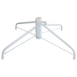 Christmas Tree Decorations Northlight White Metal Christmas Tree Stand For 6.5 Ft. To 7.5 Ft. Artificial Trees