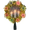 Christmas Tree Decorations Northlight 7 In. Gold Tinsel Wreath With Candles Christmas Tree Topper – Multi Lights -Christmas Lights Sales northlight christmas tree toppers 32606346 64 1000