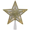 Christmas Tree Decorations Northlight 9 In. Gold Glitter Star LED Christmas Tree Topper – Warm White Lights -Christmas Lights Sales northlight christmas tree toppers 32606350 64 1000