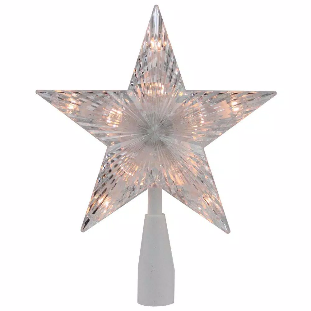 Christmas Tree Decorations Northlight 7 In. Traditional 5-Point Star Christmas Tree Topper – Clear Lights 3 Christmas Tree Decorations Northlight 7 In. Traditional 5-Point Star Christmas Tree Topper – Clear Lights