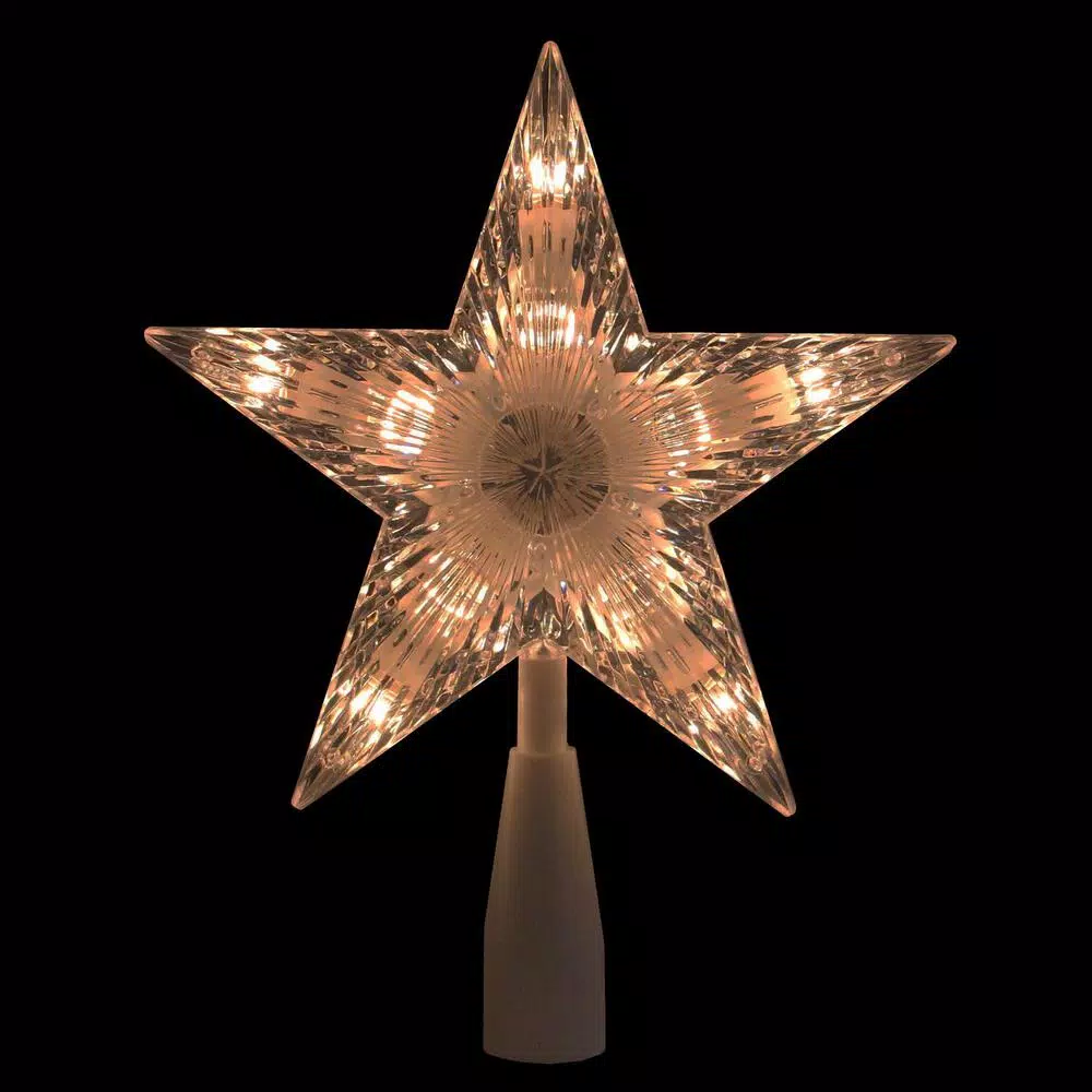 Christmas Tree Decorations Northlight 7 In. Traditional 5-Point Star Christmas Tree Topper – Clear Lights 4 Christmas Tree Decorations Northlight 7 In. Traditional 5-Point Star Christmas Tree Topper – Clear Lights - Image 2
