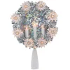 Christmas Tree Decorations Northlight 7 In. Silver Tinsel Wreath With Candles Christmas Tree Topper – Clear Lights -Christmas Lights Sales northlight christmas tree toppers 32606517 64 1000