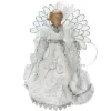 Christmas Tree Decorations Northlight 13 In. Lighted B/O Fiber Optic Angel With White Gown Christmas Tree Topper -Christmas Lights Sales northlight christmas tree toppers 32606672 64 1000