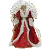 Christmas Tree Decorations Northlight 14.5 In. Lighted B/O Fiber Optic Angel With Red Gown Christmas Tree Topper -Christmas Lights Sales northlight christmas tree toppers 32606674 64 1000