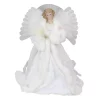 Christmas Tree Decorations Northlight 13 In. Lighted B/O Fiber Optic Angel With White Gown Christmas Tree Topper -Christmas Lights Sales northlight christmas tree toppers 32606676 64 1000