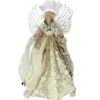 Christmas Tree Decorations Northlight 16 In. Lighted B/O Fiber Optic Angel In Golden Sequined Gown Christmas Tree Topper -Christmas Lights Sales northlight christmas tree toppers 32606680 64 1000