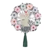 Christmas Tree Decorations Northlight 8 In. Silver Tinsel Wreath With Angel Christmas Tree Topper With Multi-Lights -Christmas Lights Sales northlight christmas tree toppers 33388869 64 1000