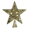 Christmas Tree Decorations Northlight 11.5 In. LED Lighted Gold Glittered Star Christmas Tree Topper With Multi-Lights -Christmas Lights Sales northlight christmas tree toppers 33388872 64 1000