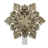 Christmas Tree Decorations Northlight 8.5 In. Lighted Battery Operated Wooden Snowflake Christmas Tree Topper With Clear Lights -Christmas Lights Sales northlight christmas tree toppers 33388877 64 1000