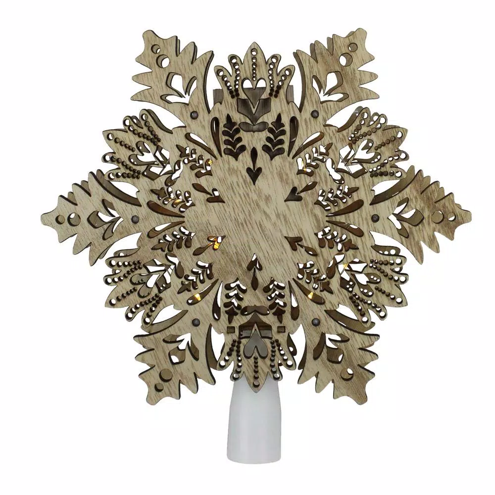Christmas Tree Decorations Northlight 8.5 In. Lighted Battery Operated Wooden Snowflake Christmas Tree Topper With Clear Lights 3 Christmas Tree Decorations Northlight 8.5 In. Lighted Battery Operated Wooden Snowflake Christmas Tree Topper With Clear Lights
