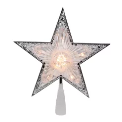 Christmas Tree Decorations Northlight 9 In. Silver And Clear Crystal 5 Point Star Christmas Tree Topper -Christmas Lights Sales northlight christmas tree toppers 33406540 c3 1000