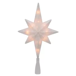 Christmas Tree Decorations Northlight Frosted Bethlehem Star With Gold Scrolling Christmas Tree Topper In Clear Lights -Christmas Lights Sales northlight christmas tree toppers 33406551 c3 1000