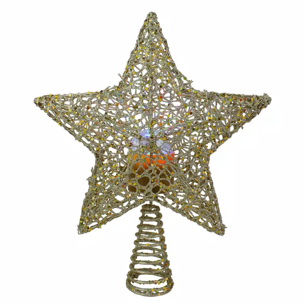 Christmas Tree Decorations Northlight 13 In. LED Lighted Gold Star With Rotating Projector Christmas Tree Topper 3 Christmas Tree Decorations Northlight 13 In. LED Lighted Gold Star With Rotating Projector Christmas Tree Topper