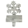 Indoor Christmas Decorations Northlight 7.25 In. Black And White Marbled Snowflake Christmas Stocking Holder -Christmas Lights Sales northlight stocking holders 32913443 64 1000