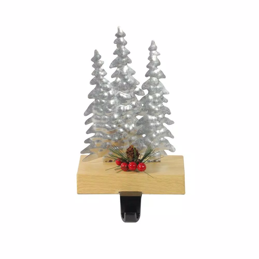 Indoor Christmas Decorations Northlight 8.5 In. Galvanized Metal And Wood Tree Shaped Christmas Stocking Holder 3 Indoor Christmas Decorations Northlight 8.5 In. Galvanized Metal And Wood Tree Shaped Christmas Stocking Holder