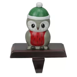 Indoor Christmas Decorations Northlight 6 In. Owl In A Winter Hat Christmas Stocking Holder