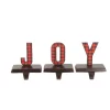 Indoor Christmas Decorations Northlight 6 In. Red And Black Buffalo Plaid Joy Christmas Stocking Holder (Set Of 3) -Christmas Lights Sales northlight stocking holders 32913454 64 1000