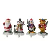 Indoor Christmas Decorations Northlight 5.75 In. Plastic Santa Snowman Penguin And Reindeer Christmas Stocking Holders (Set Of 4) -Christmas Lights Sales northlight stocking holders 33534872 64 1000