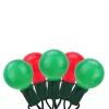 Christmas Lights Sienna 20-Light Red And Green Opaque G50 Globe Christmas Light Set With 19 Ft. Green Wire -Christmas Lights Sales sienna christmas novelty lights 31478017 64 1000