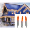 Sienna Set Of 70 Orange Gold LED M5 Icicle Christmas Lights – White Wire -Christmas Lights Sales sienna icicle lights 24617312 64 1000