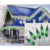Sienna Set Of 100 Green Mini Icicle Christmas Lights – White Wire -Christmas Lights Sales sienna icicle lights 25250483 64 1000