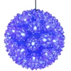 Christmas Lights Sunnydaze Decor 5 In. Indoor/Outdoor Blue Colored Lighted Ball Hanging Décor -Christmas Lights Sales sunnydaze decor christmas novelty lights kwr 817 64 1000