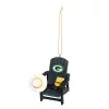 Christmas Tree Decorations Team Sports America Green Bay Packers 3-1/2 In. NFL Adirondack Chair Christmas Ornament
