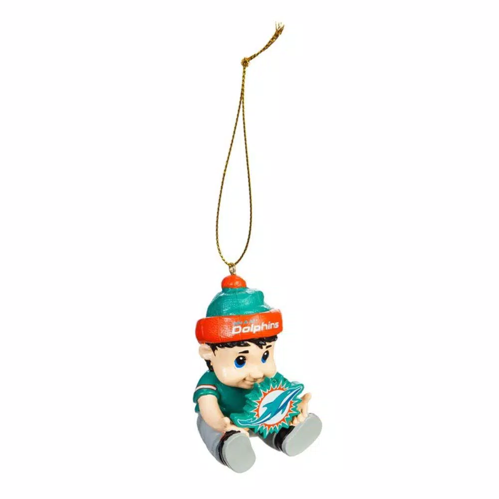 Christmas Tree Decorations Team Sports America Miami Dolphins 2 In. NFL New Lil Fan Christmas Ornament 3 Christmas Tree Decorations Team Sports America Miami Dolphins 2 In. NFL New Lil Fan Christmas Ornament