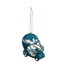 Christmas Tree Decorations Team Sports America Philadelphia Eagles 3 In. NFL Field Car Christmas Ornament