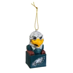 Christmas Tree Decorations Team Sports America Philadelphia Eagles 1-1/2 In. NFL Mascot Tiki Totem Christmas Ornament