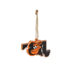 Christmas Tree Decorations Team Sports America Baltimore Orioles 5 In. MLB Team State Christmas Ornament
