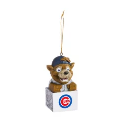 Christmas Tree Decorations Team Sports America Chicago Cubs 1-1/2 In. MLB Mascot Tiki Totem Christmas Ornament