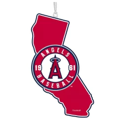 Christmas Tree Decorations Team Sports America Los Angeles Angels Of Anaheim 5 In. MLB Team State Christmas Ornament