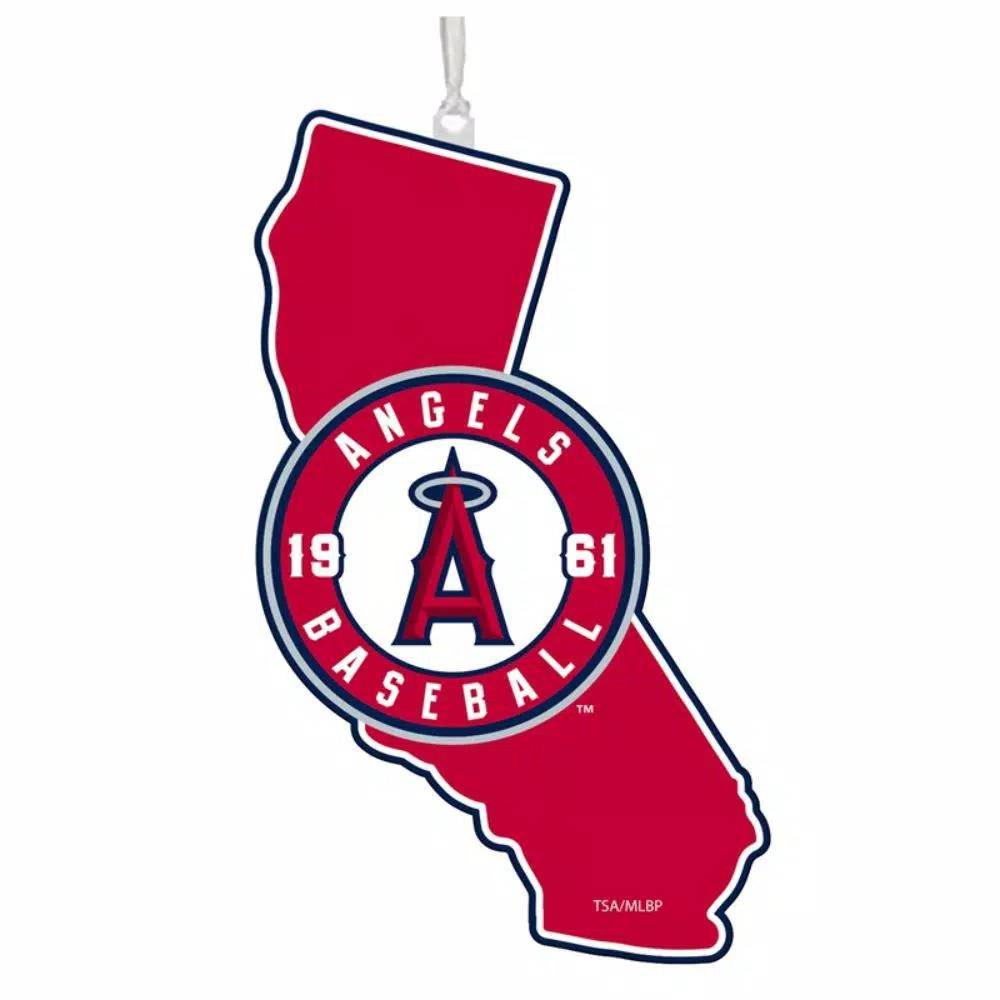 Christmas Tree Decorations Team Sports America Los Angeles Angels Of Anaheim 5 In. MLB Team State Christmas Ornament 3 Christmas Tree Decorations Team Sports America Los Angeles Angels Of Anaheim 5 In. MLB Team State Christmas Ornament