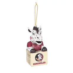 Christmas Tree Decorations Team Sports America Florida State University 1-1/2 In. NCAA Mascot Tiki Totem Christmas Ornament