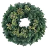 Christmas Greenery VAN ZYVERDEN 20 In. Live Fresh Cut Pacific Northwest Juniper Christmas Wreath -Christmas Lights Sales van zyverden christmas wreaths 87402 64 1000
